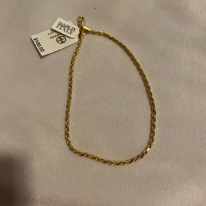 Bnwt anklet Giani Bernini made in Italy